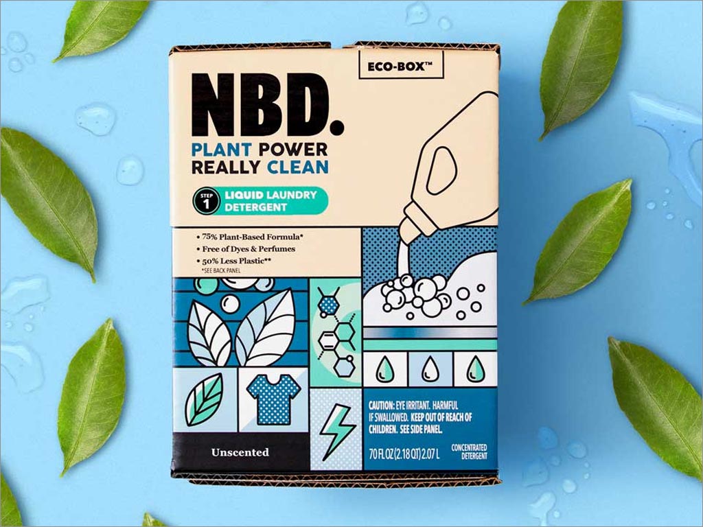 美国NBD植物清洁剂产品包装盒设计