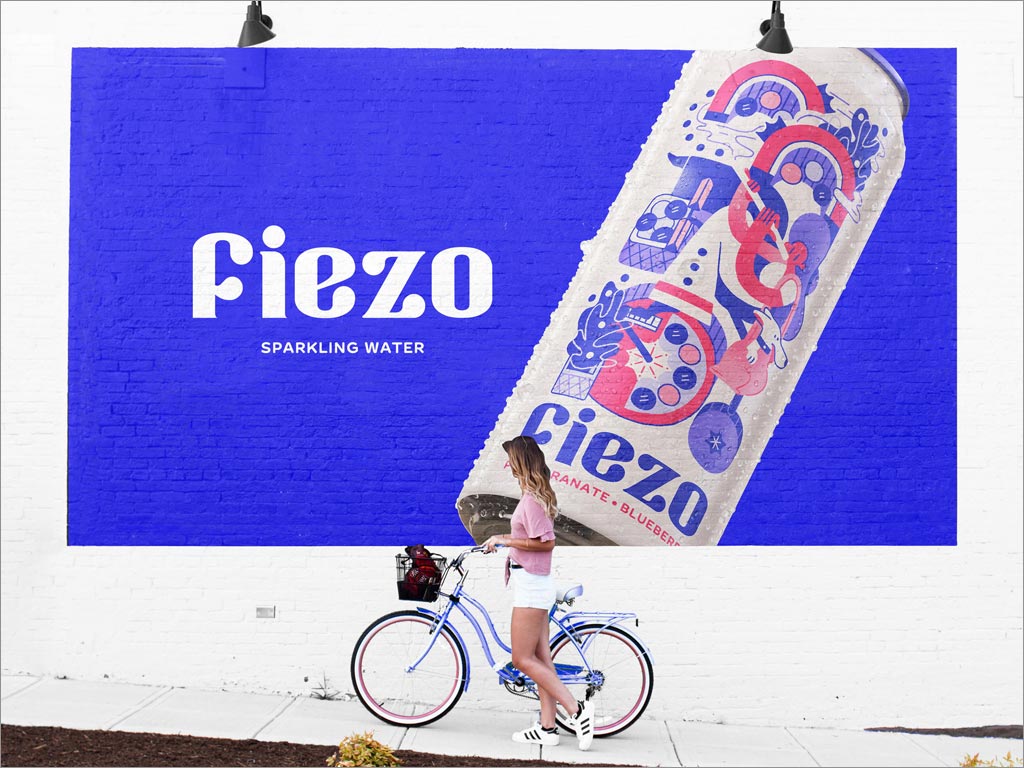 Fiezo苏打水户外广告设计