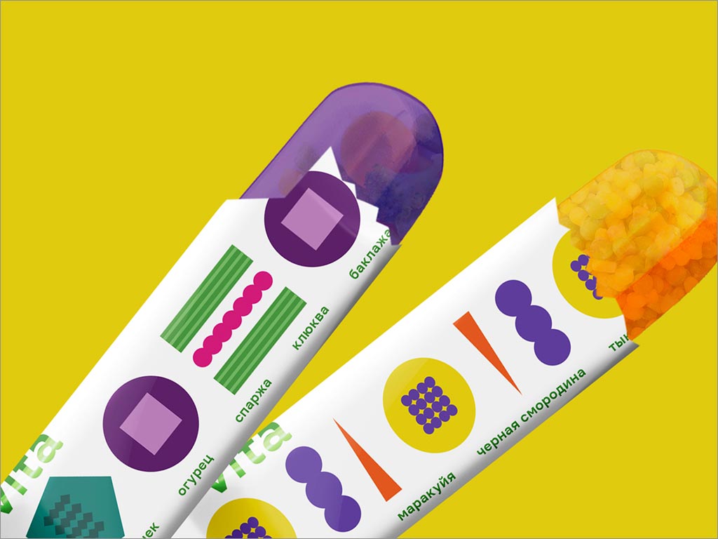 VITA儿童冰鲜零食包装设计