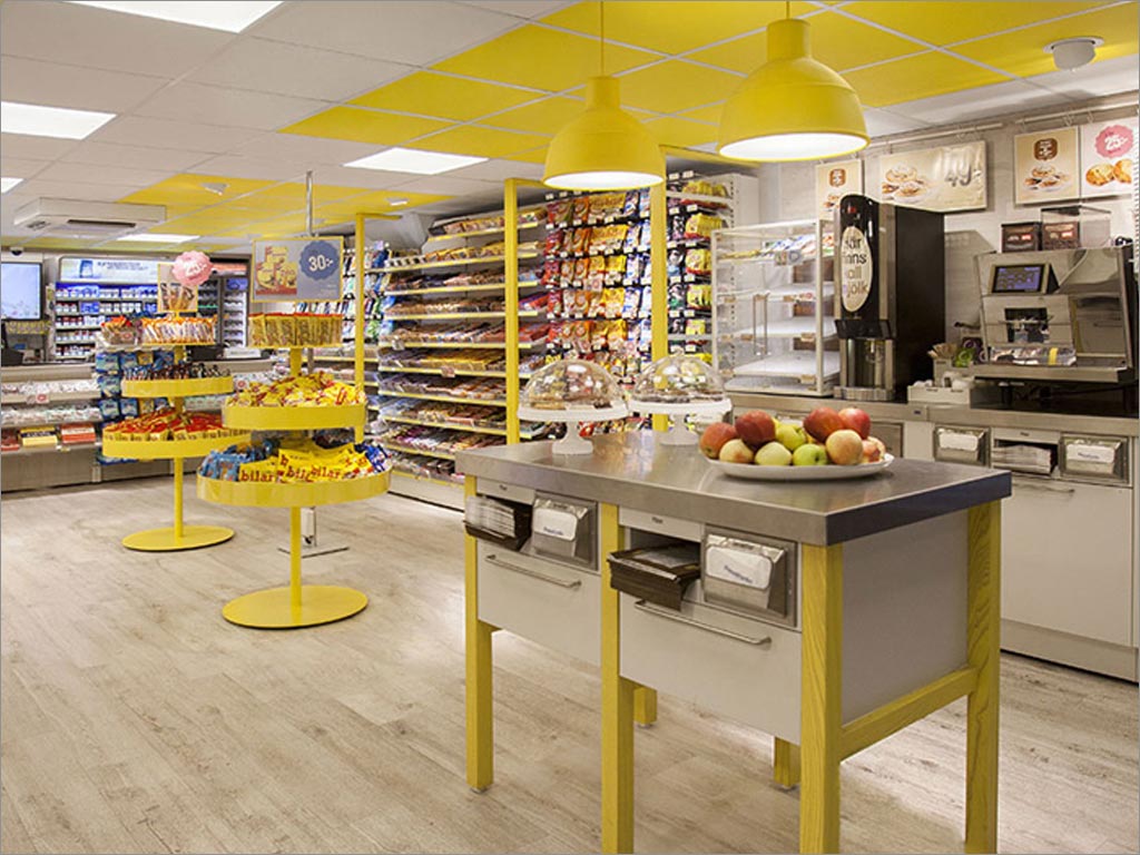 瑞典Pressbyran便利店连锁店面si设计之店面环境设计