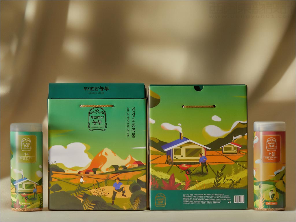 韩国大米杂爱游戏全站产品礼盒包装设计