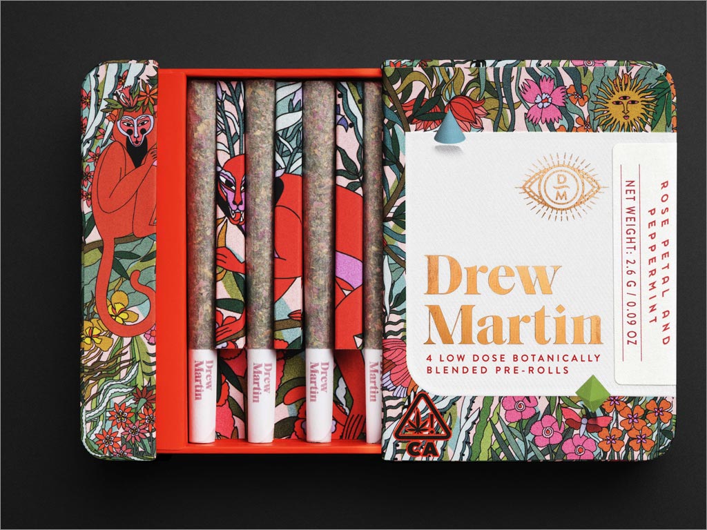 英国Drew Martin香烟包装设计之开盒展示