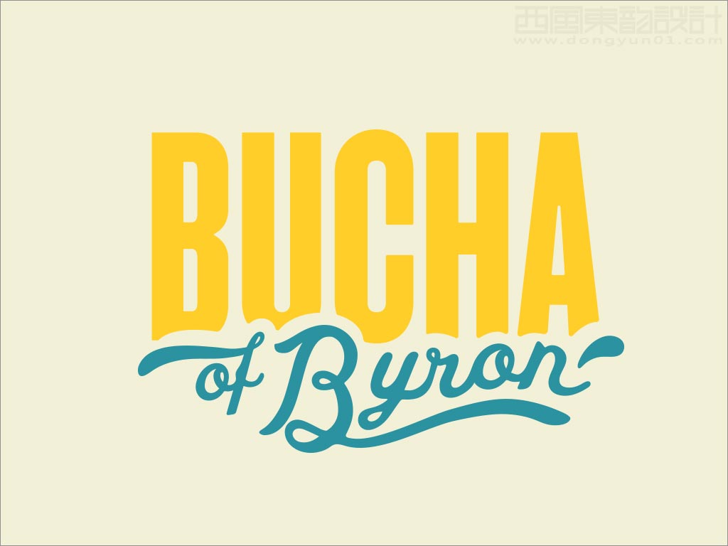 澳大利亚Bucha红茶菌康普茶饮料logo设计