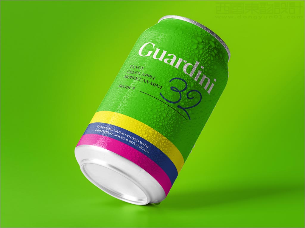 Guardini苏打水易拉罐包装设计