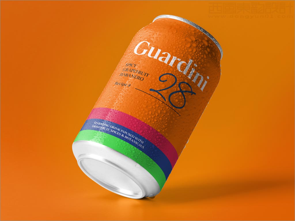 Guardini苏打水易拉罐包装设计