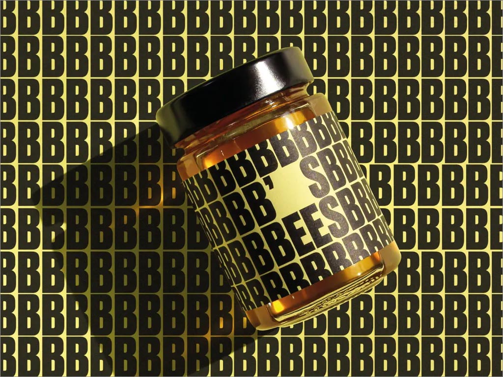 有趣的英国B's Bees蜂蜜包装设计