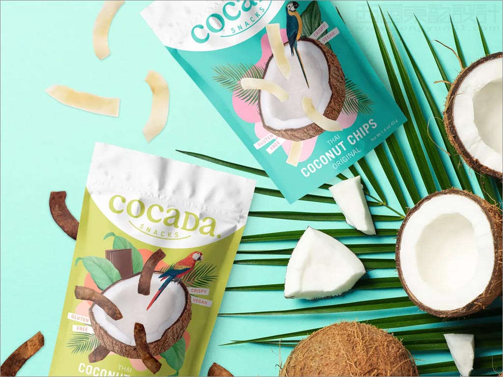 西班牙cocada椰子甜点零食小吃包装设计