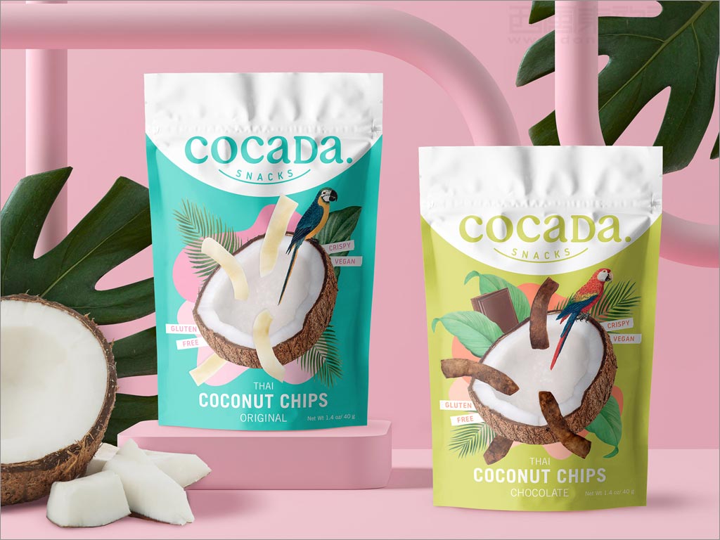 西班牙cocada椰子甜点零食小吃包装设计