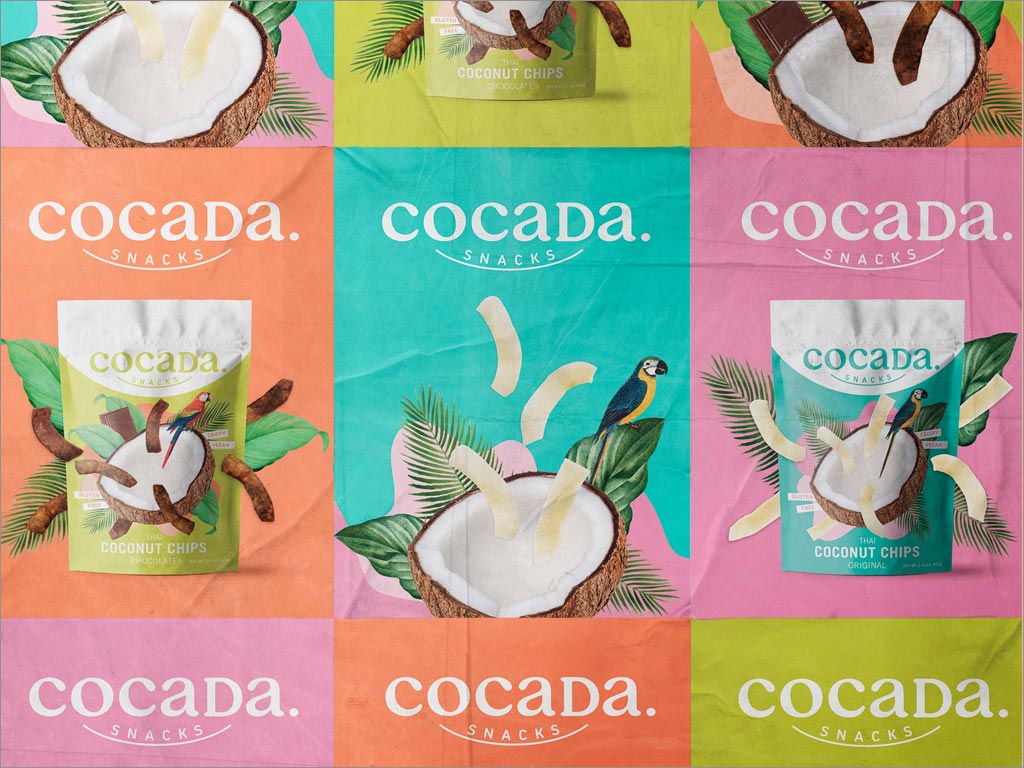 西班牙cocada椰子甜点零食小吃海报设计