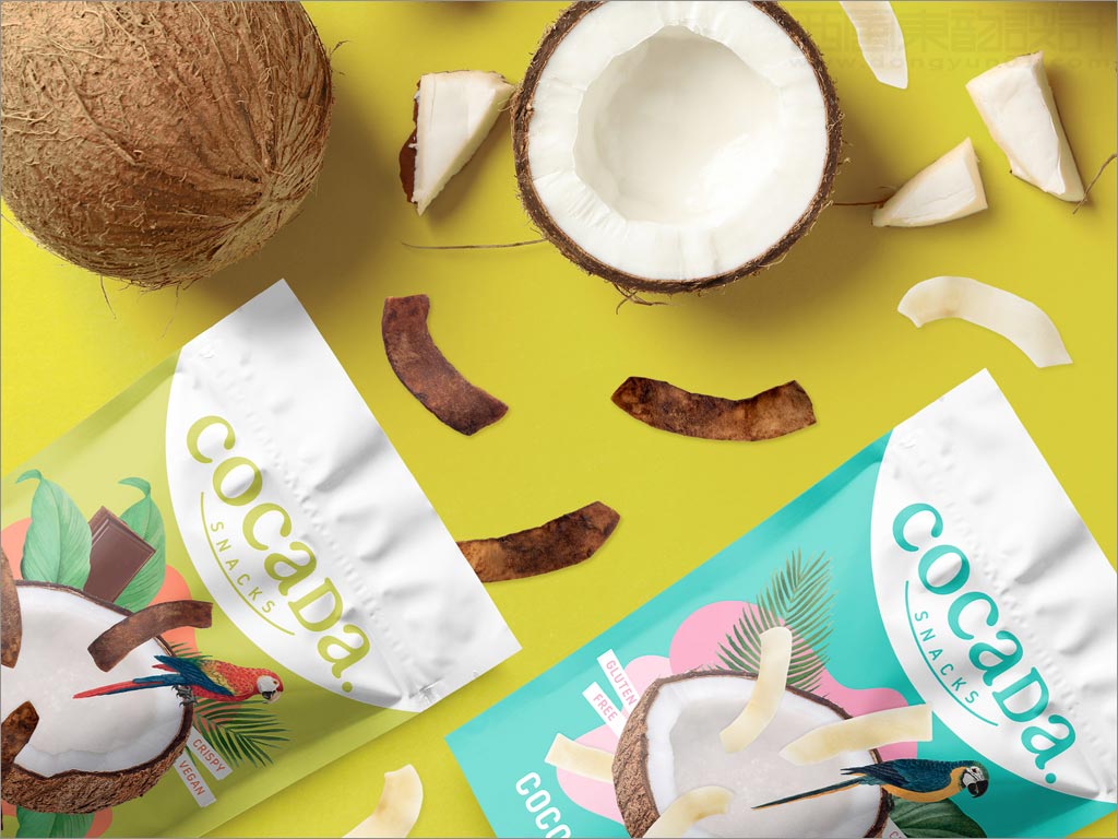 西班牙cocada椰子甜点零食小吃包装设计之实物照片