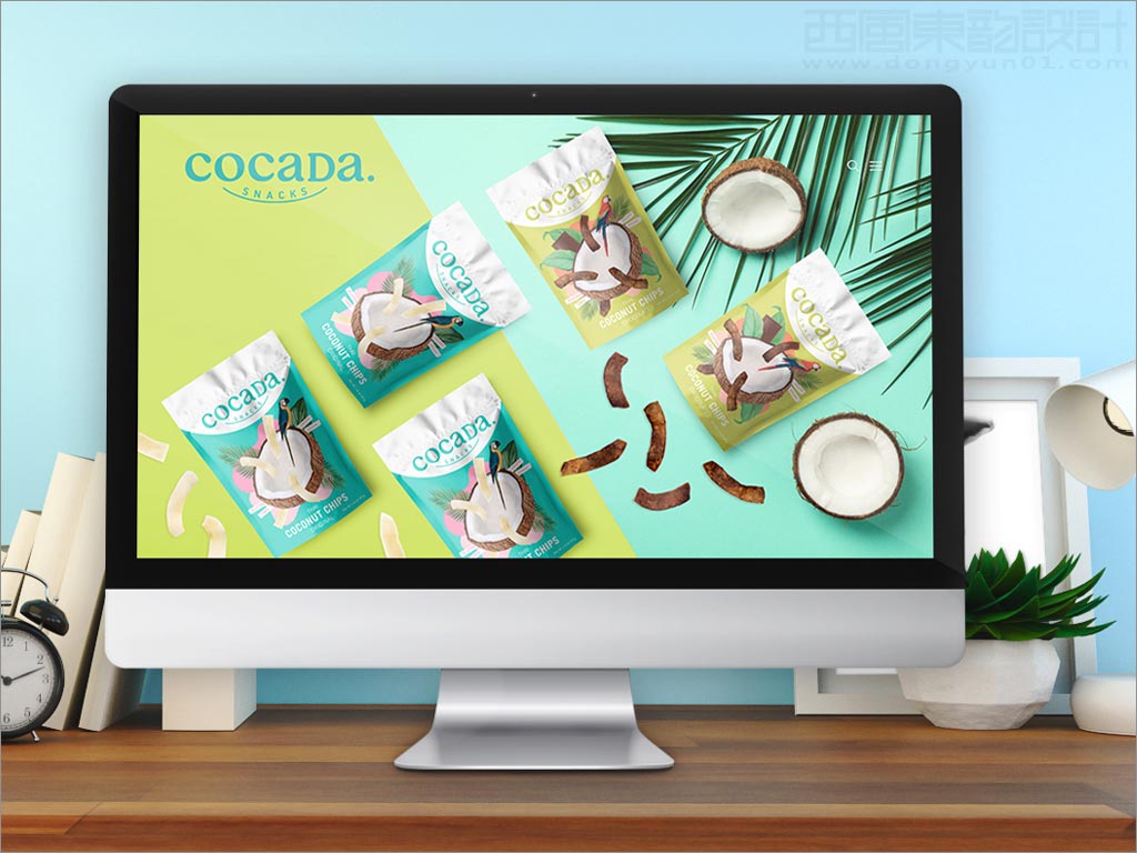 西班牙cocada椰子甜点零食小吃网站设计