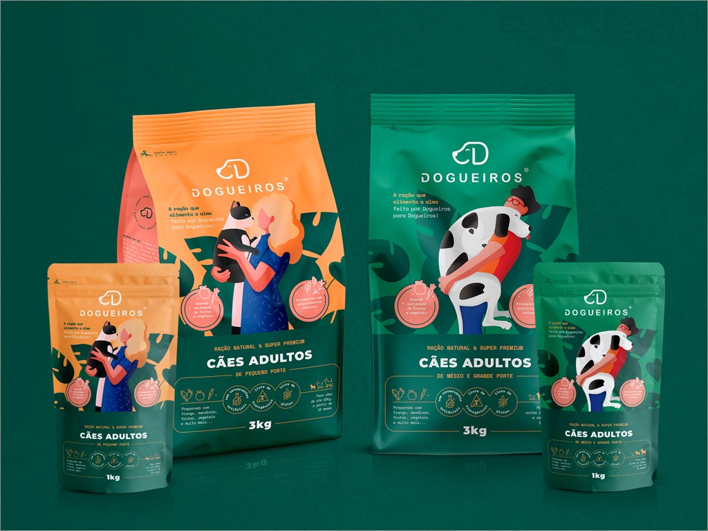 巴西Dogueiros宠物食品包装设计