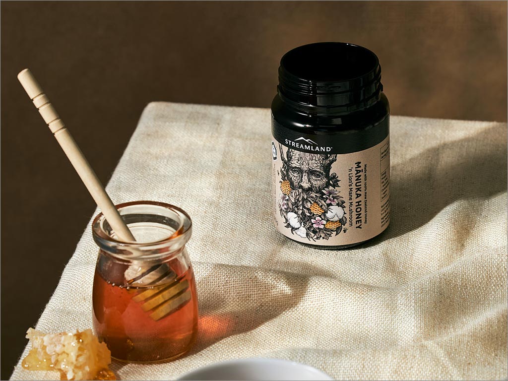Streamland蜂蜜瓶贴包装设计