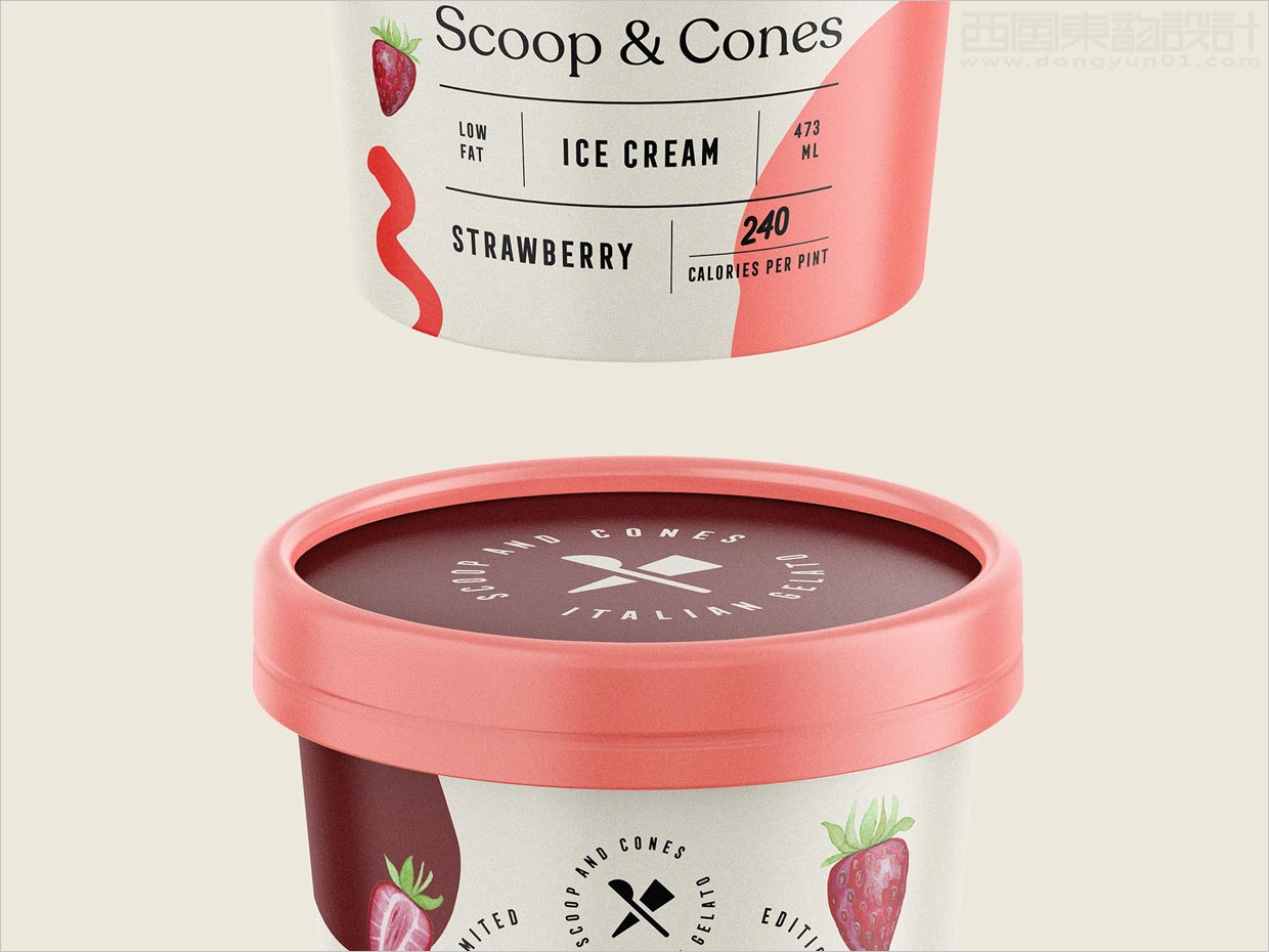 Scoop＆Cones冰淇淋包装设计之实物照片