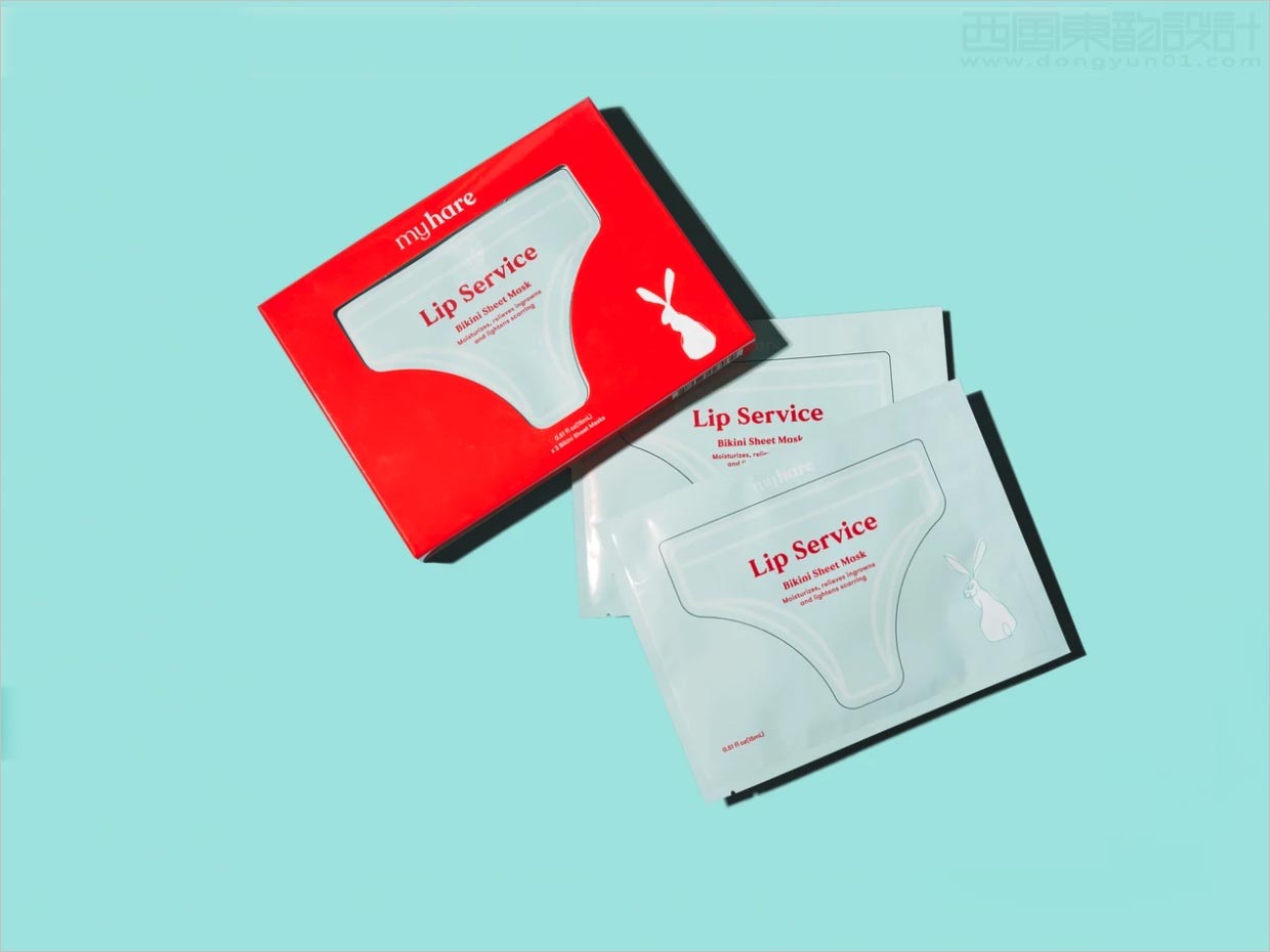 美国MyHare身体面膜护理产品包装盒设计
