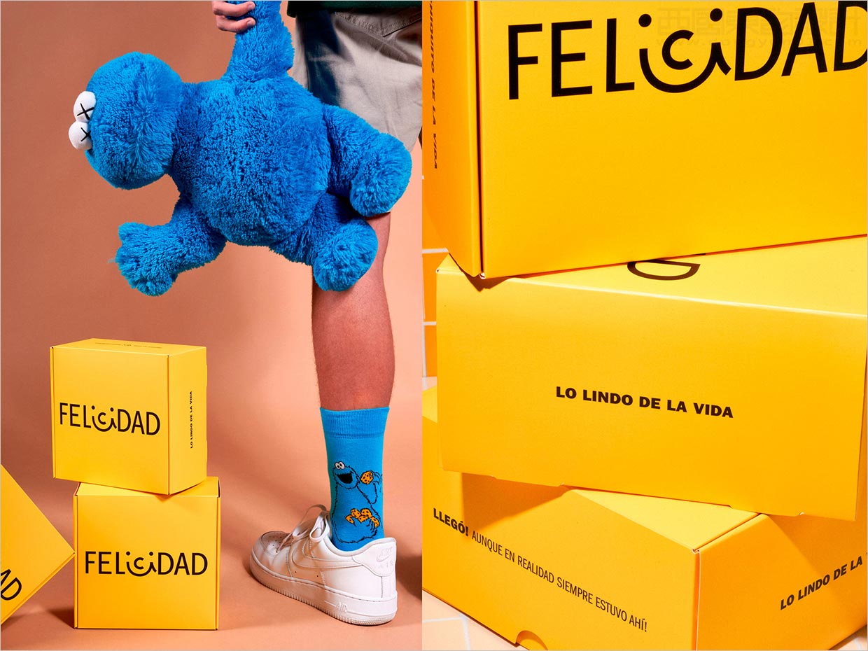 哥伦比亚Felicidad烘焙饼干面包装盒设计