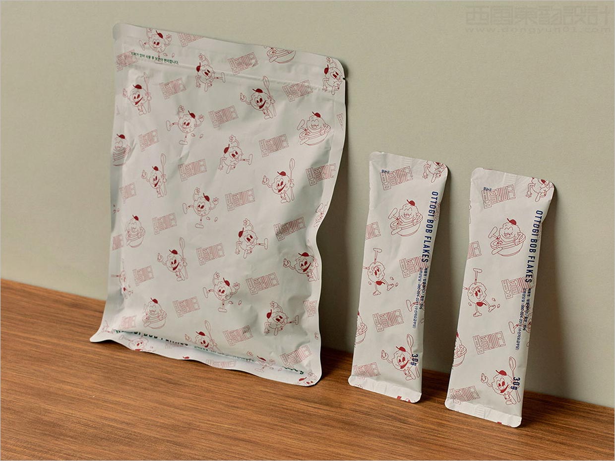 韩国Ottogi早餐玉米片内袋包装设计
