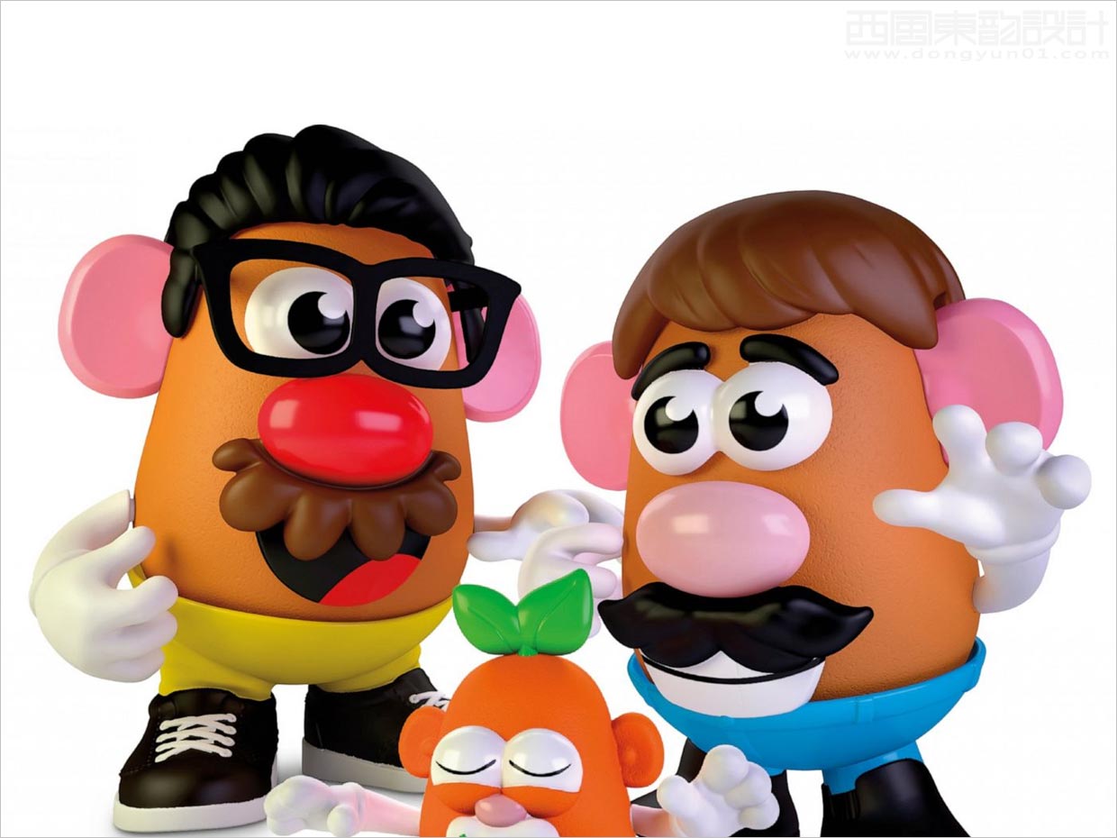 美国孩之宝Potato Head玩具卡通形象设计