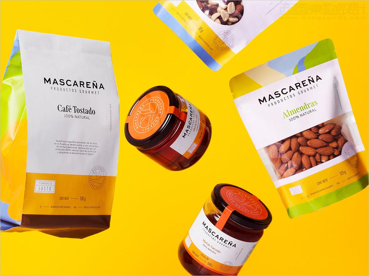 墨西哥Mascarena干果蜂蜜食品包装设计