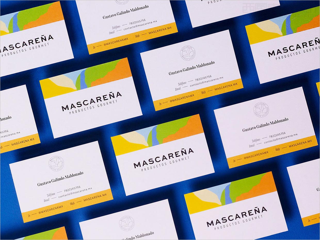 墨西哥Mascarena食品品牌名片设计