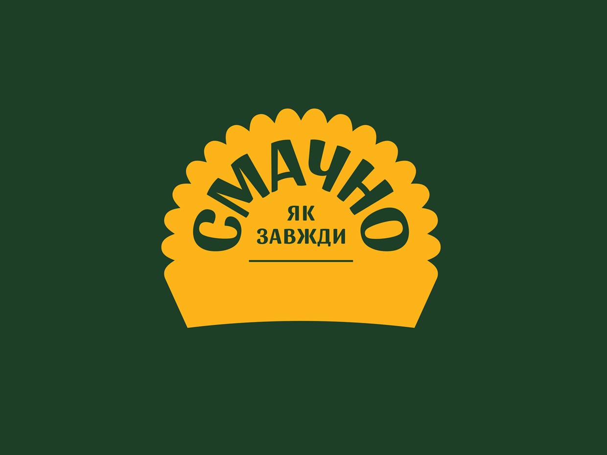 乌克兰Olkom蛋黄酱调味食品logo设计