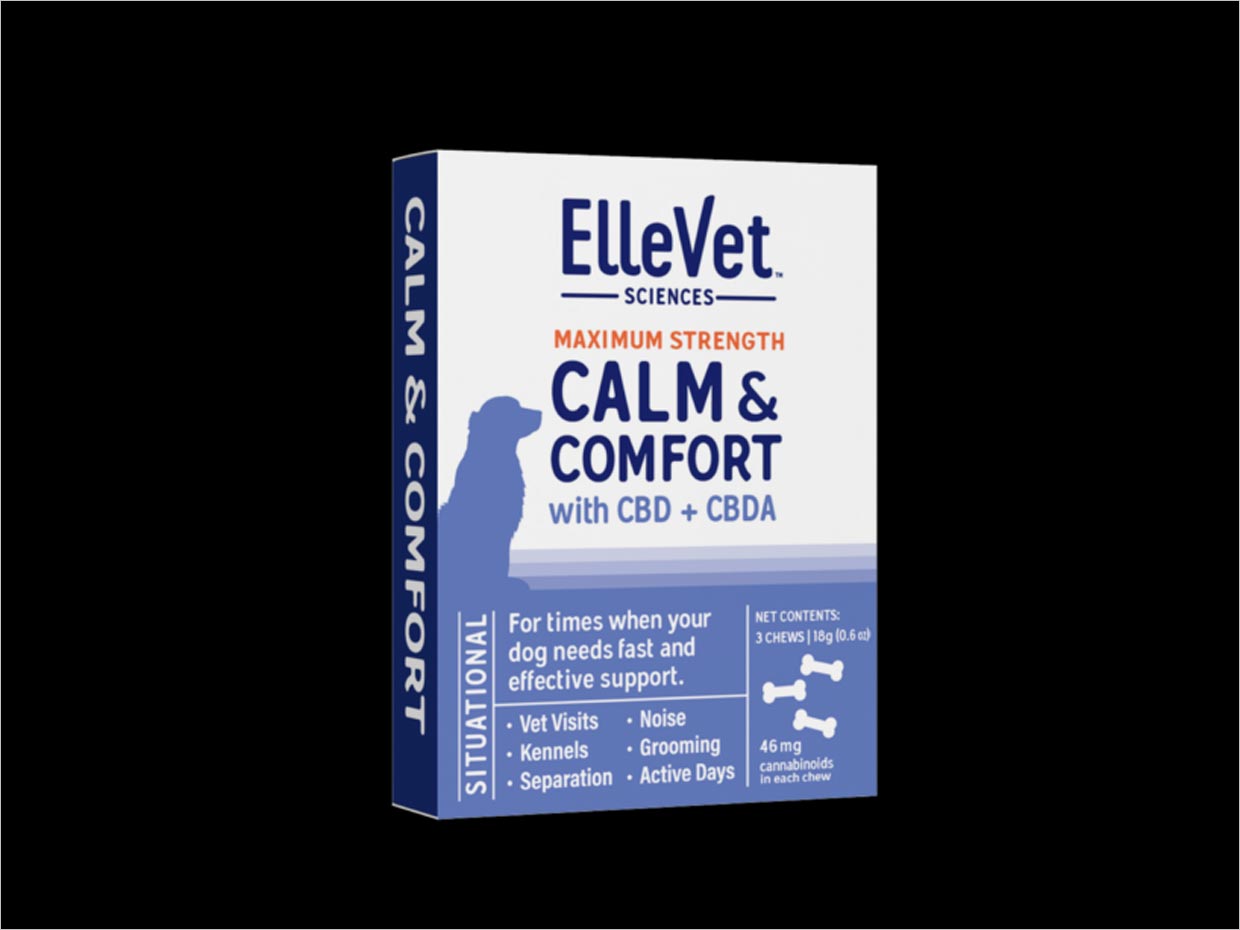 美国ElleVet Sciences宠物猫狗药品包装设计
