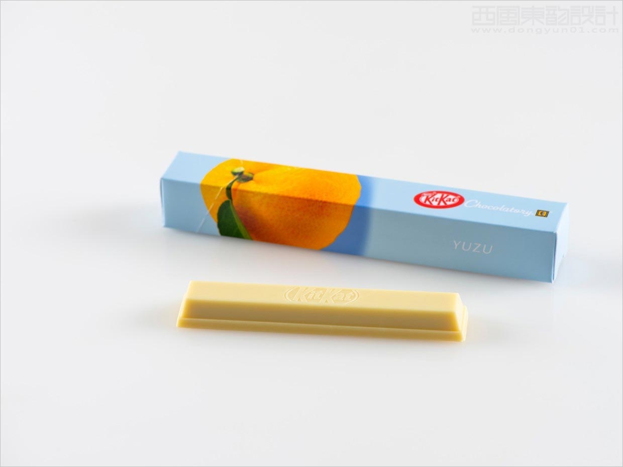 雀巢旗下Kit Kat橙子味口香糖包装设计