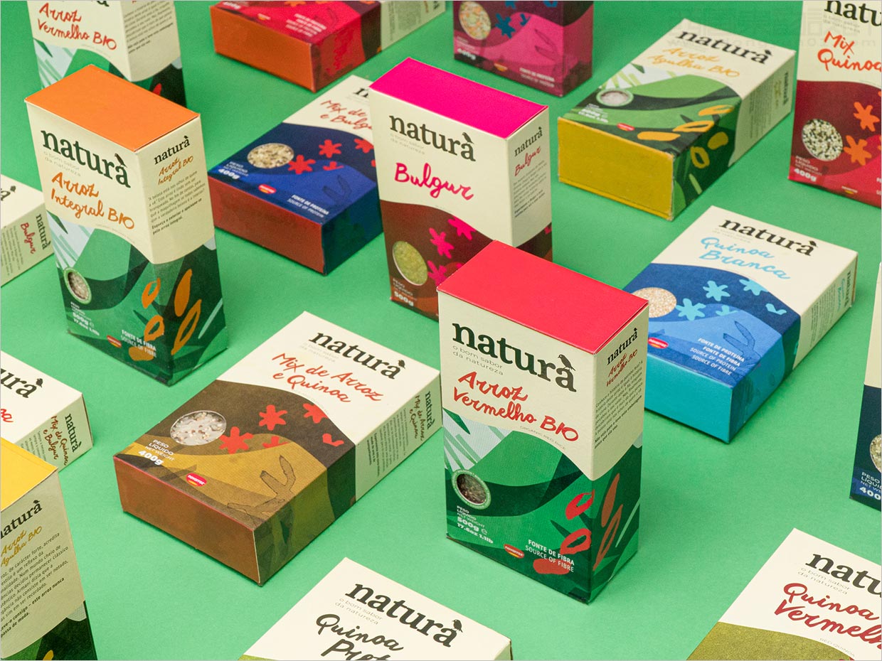 美国Natura五谷杂爱游戏全站产品包装设计