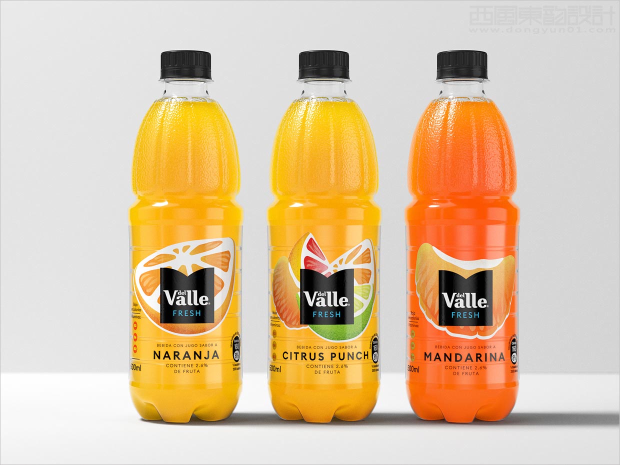 可口可乐公司Del Valle果汁饮料包装设计