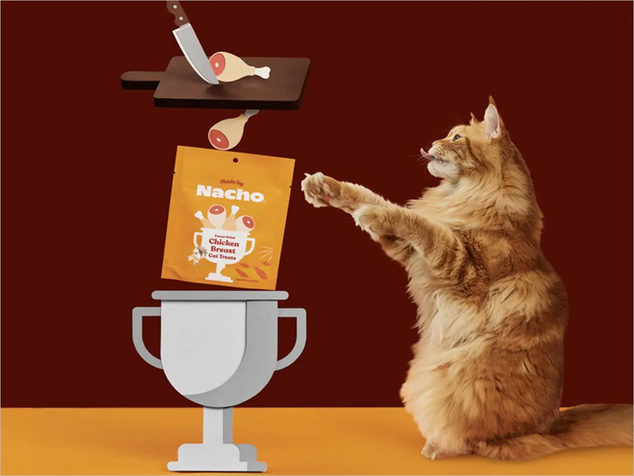 美国Nacho猫粮包装设计之实物照片