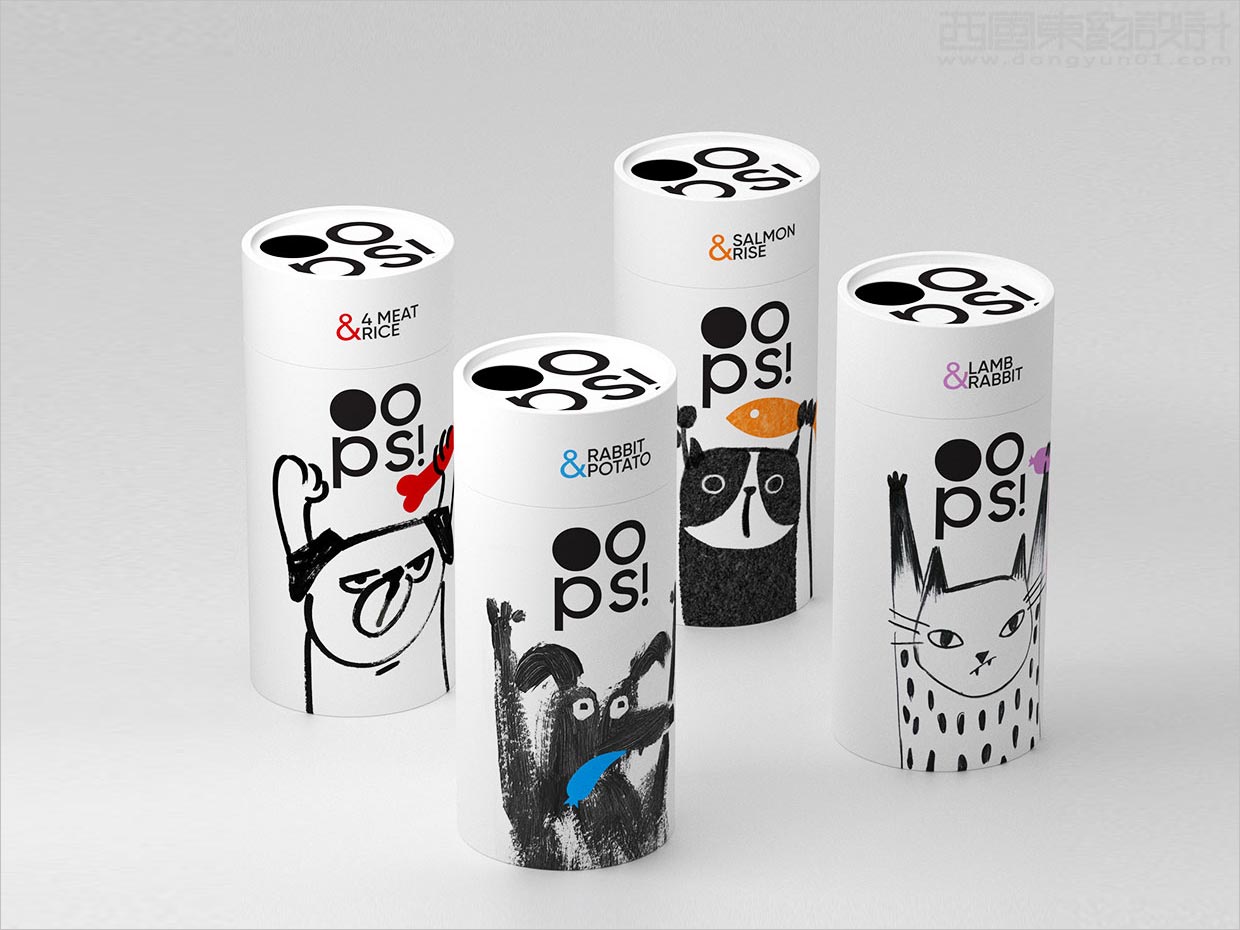 OOPS猫粮狗粮宠物食品包装设计