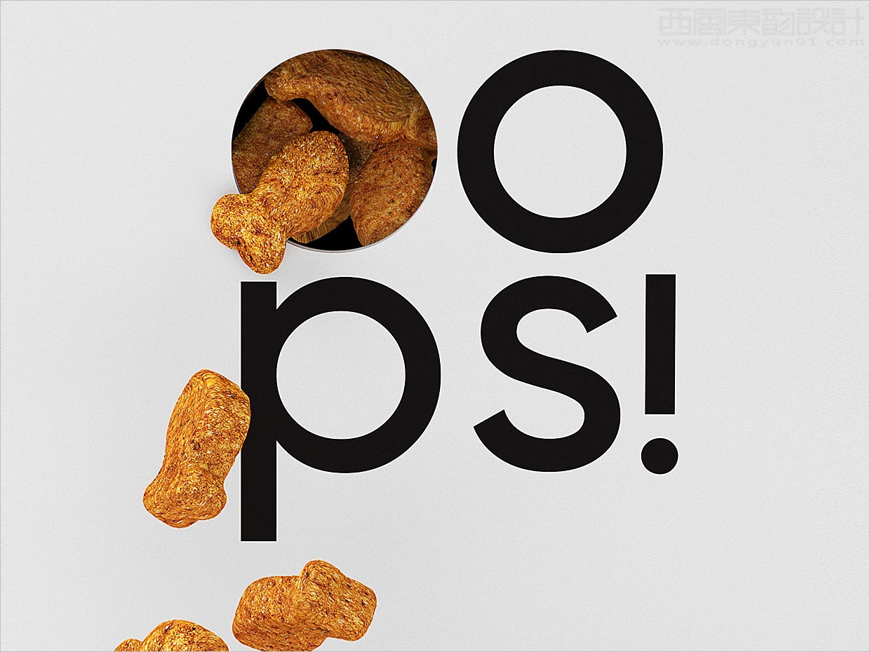 OOPS宠物食品logo设计
