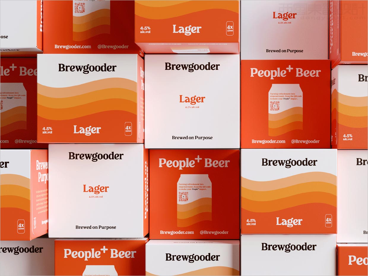 英国Brewgooder啤酒外箱包装设计