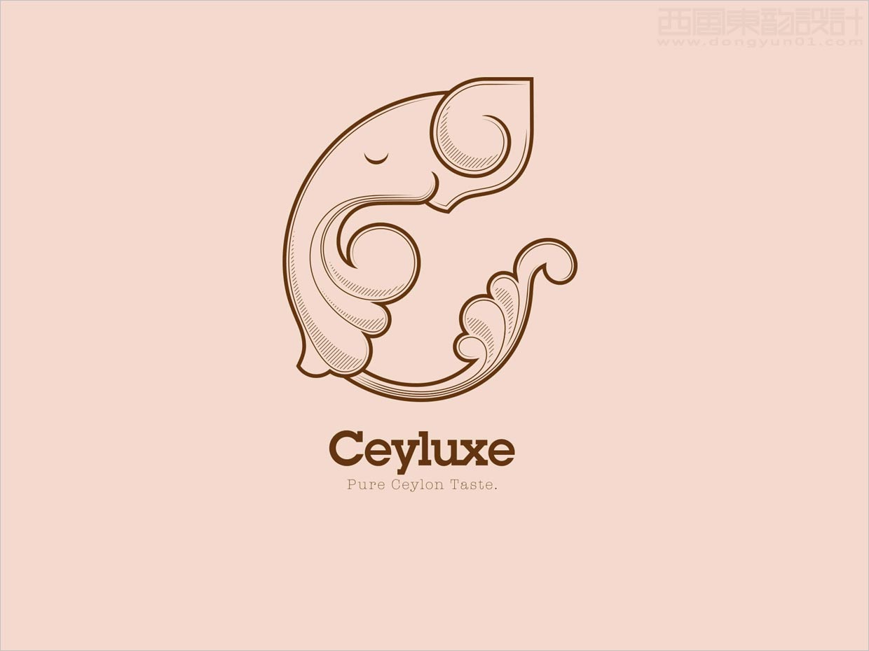 斯里兰卡Ceyluxe茶和香料logo设计