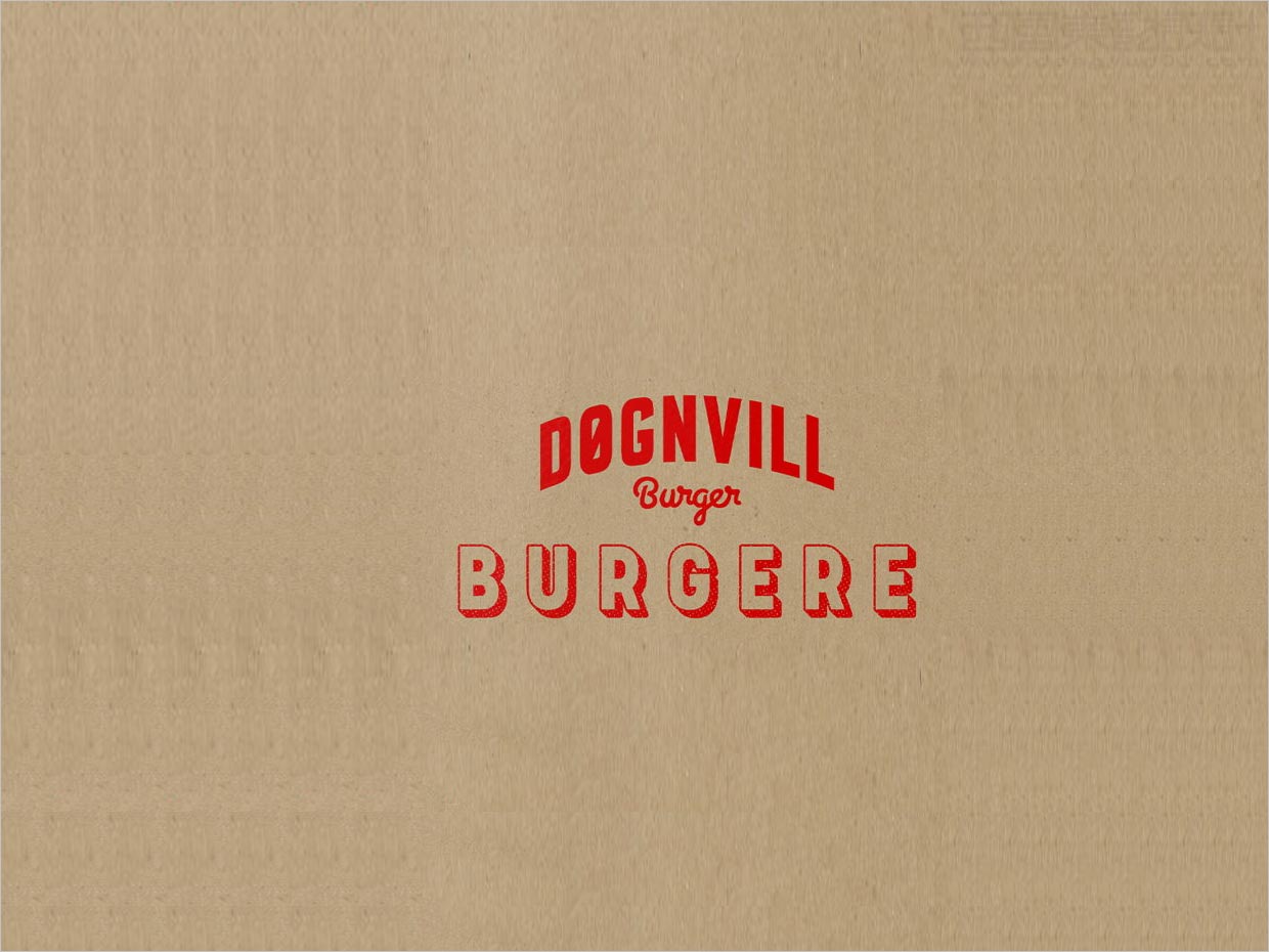 挪威Dognvill零售肉食产品logo设计