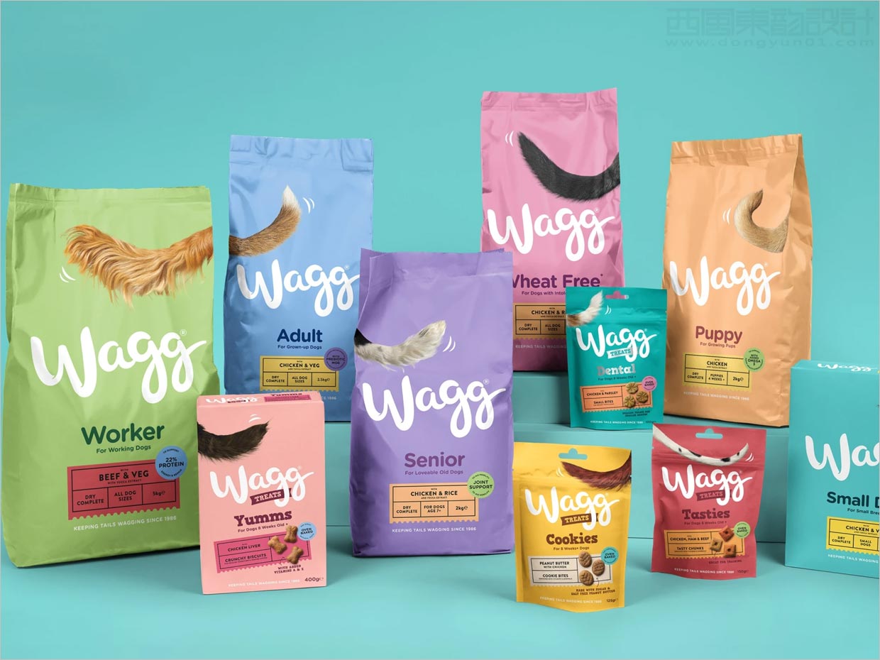 英国Wagg狗粮宠物食品包装设计