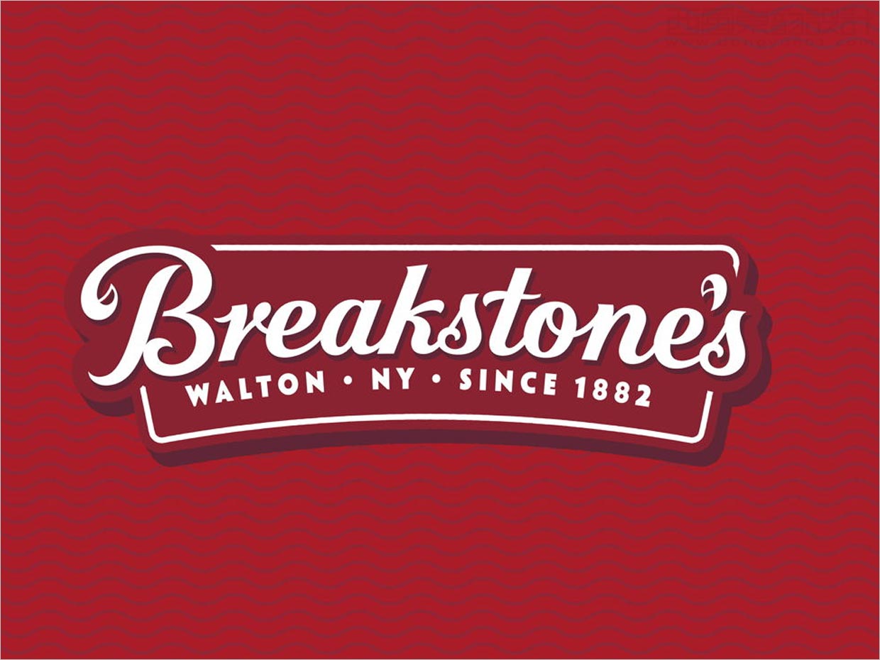 Breakstone奶酪乳制品品牌logo设计