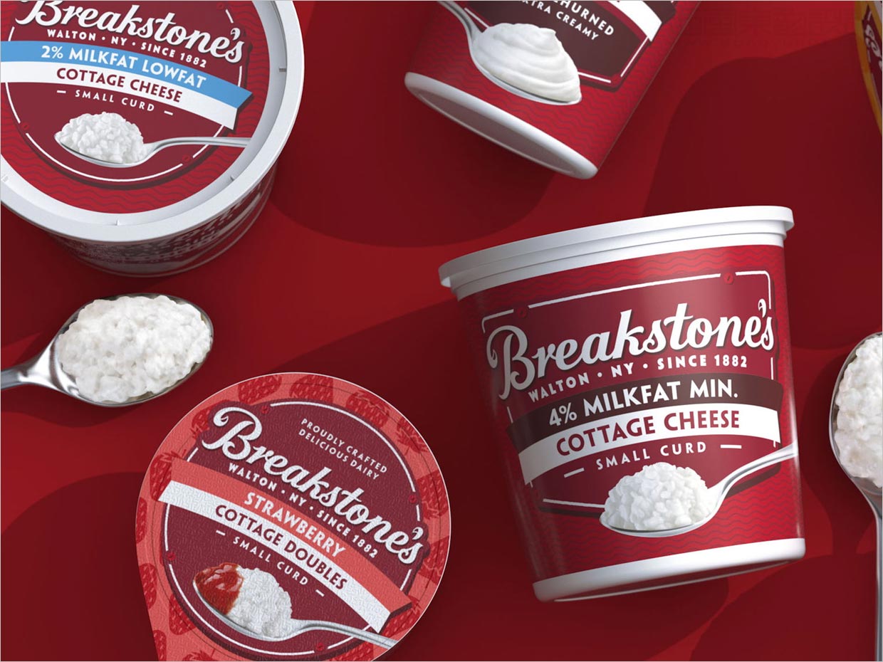 Breakstone奶酪乳制品包装设计