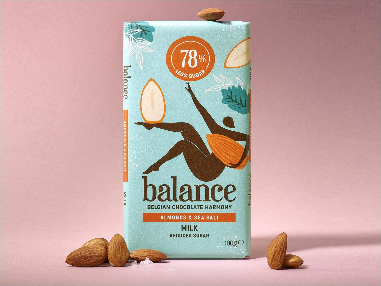 比利时Balance巧克力休闲食品包装设计