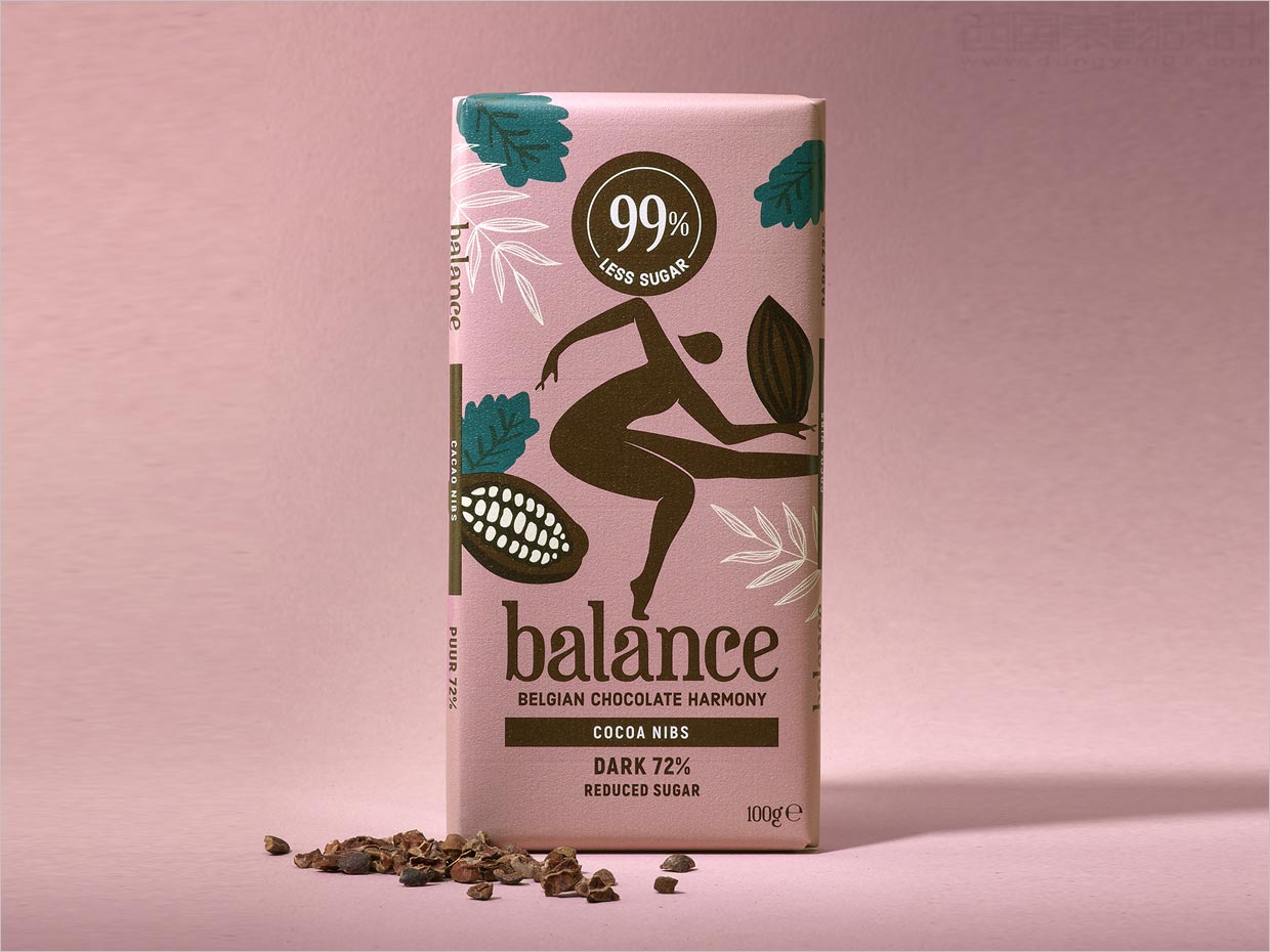 比利时Balance巧克力休闲食品包装设计