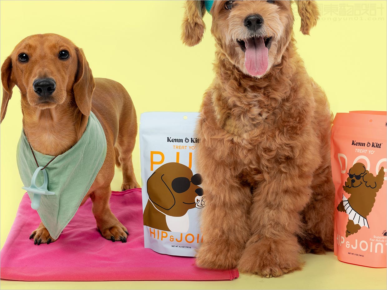 美国Kenn&Kitt宠物狗营养保健食品补充剂包装设计之实物照片