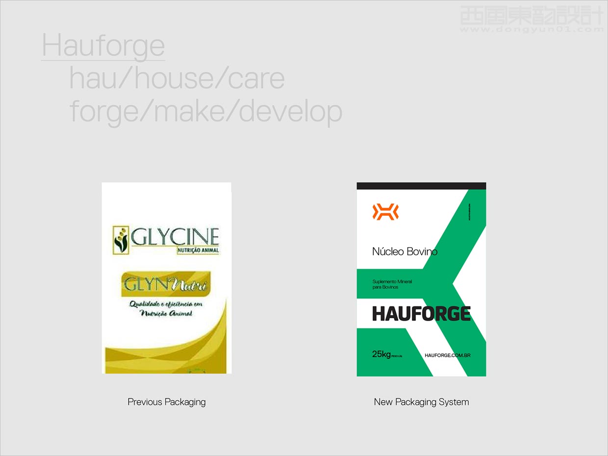 巴西Hauforge宠物保健品营养补充剂新旧包装设计对比