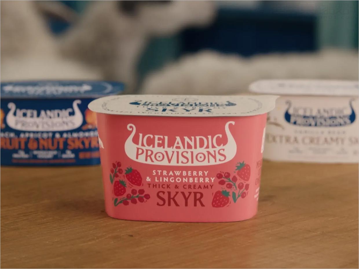 冰岛Icelandic Provisions奶油酸奶包装设计