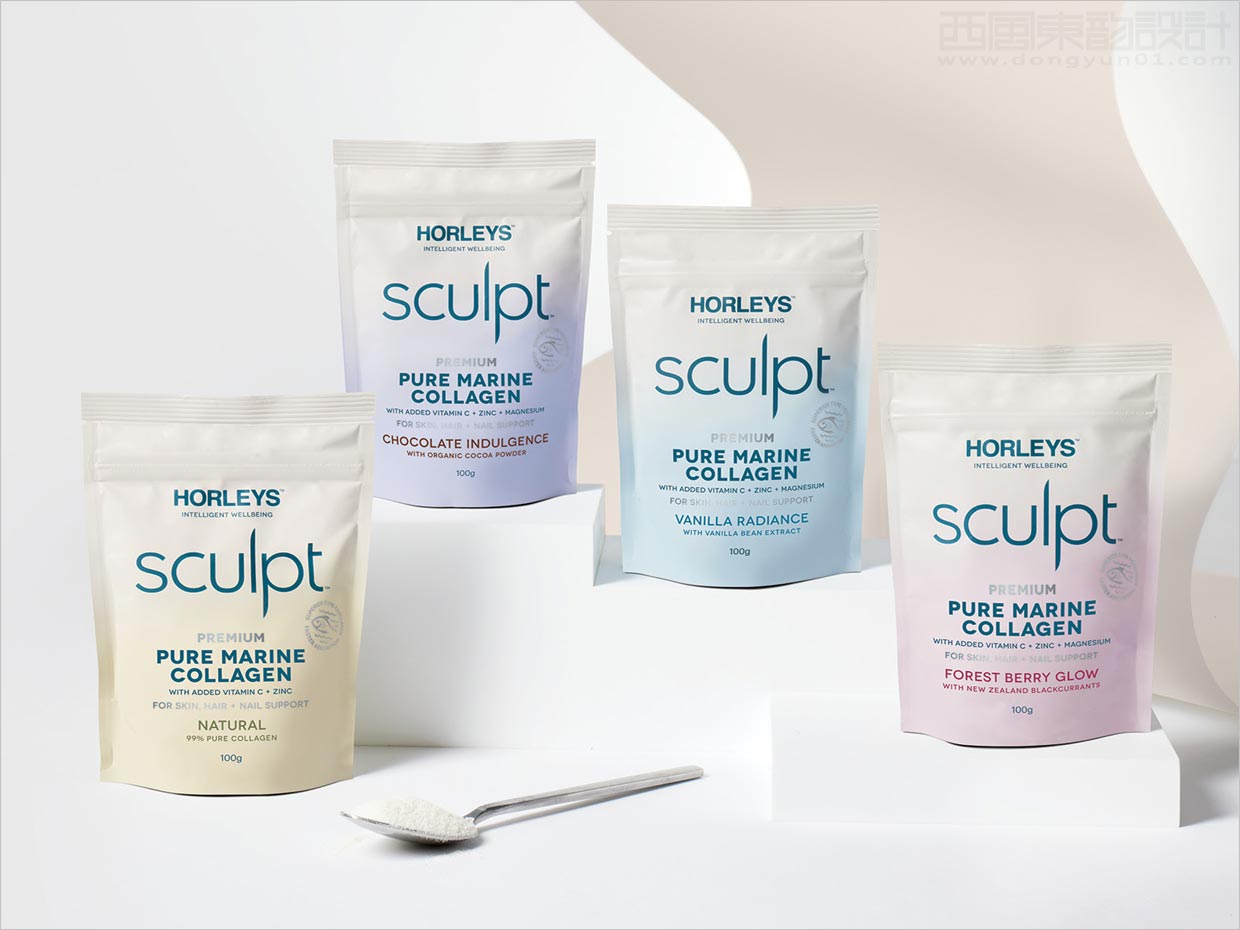 新西兰Sculpt女性健康营养品补品保健品包装设计