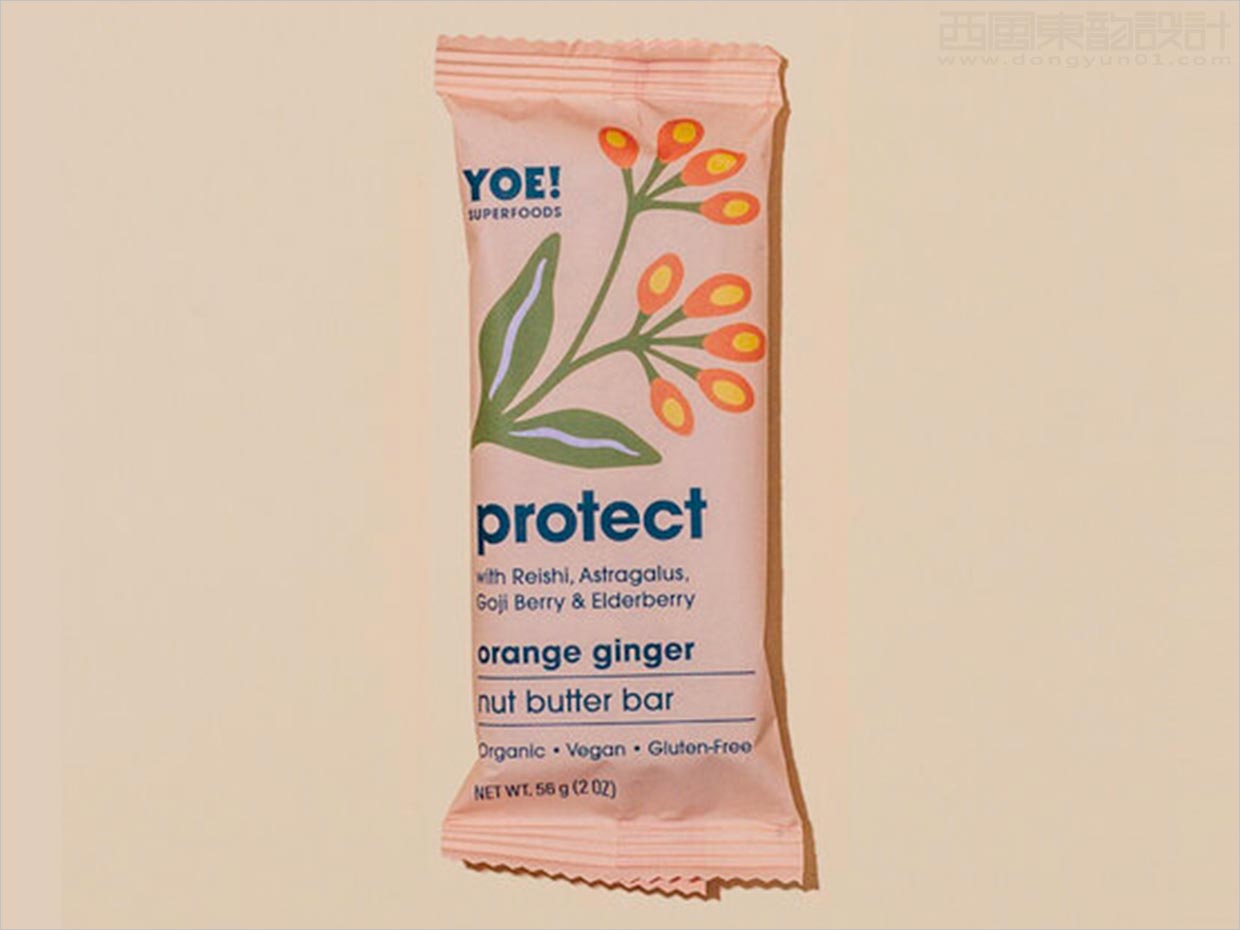 美国Yoe坚果代餐能量棒运动营养食品包装设计