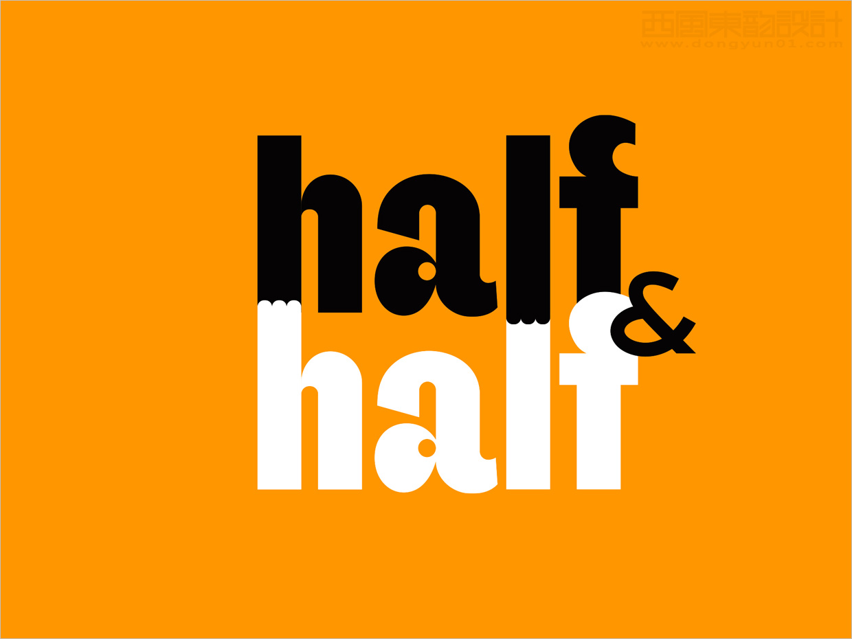 乌克兰Half & Half宠物食品logo设计